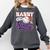 Nanny Rookie Of Year 1st Birthday Baseball Theme Matching Comfort Colors Sweatshirt Pepper