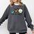 Peace Love Baseball Lover Motif For Women Pink Baseball Mom Comfort Colors Sweatshirt Pepper