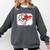 Peace Love Baseball Mom Mommy Comfort Colors Sweatshirt Pepper