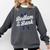 Philly Bedlam Bedlam At The Bank Philadelphia Baseball Premium Tri-Blend Comfort Colors Sweatshirt Pepper