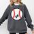 Pregnant Baseball Mom Pregnancy Announcement Baby Feet Belly Comfort Colors Sweatshirt Pepper