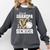 Proud Grandpa Of A 2026 Senior Baseball Graduation Leopard Comfort Colors Sweatshirt Pepper
