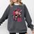 Punk Girl With Anger Kanji And Baseball Bat Comfort Colors Sweatshirt Pepper Punk Girl With Anger Kanji And Baseball Bat Comfort Colors Sweatshirt Pepper