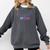 Retro Cute Mother's Day Teeball T-Ball Baseball Mom Comfort Colors Sweatshirt Pepper