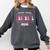 Retro Groovy Baseball Mom Proud Baseball Mom Comfort Colors Sweatshirt Pepper