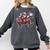 Santa Playing Baseball Catcher Merry Christmas Sport Player Comfort Colors Sweatshirt Pepper