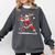 Santa Playing Baseball Christmas Candy Cane Fun Xmas Holiday Comfort Colors Sweatshirt Pepper