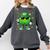 Shamrocks Playing Baseball St Patricks Day 6 7 Meme Men Boys Comfort Colors Sweatshirt Pepper