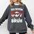 Six Seven Bruh Valentines Baseball Kids 67 Valentine Boys Comfort Colors Sweatshirt Pepper