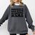 Somebody's Loud Mouth Baseball Mama Baseball Mom Comfort Colors Sweatshirt Pepper