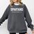 Spartans Baseball Inspired Comfort Colors Sweatshirt Pepper Spartans Baseball Inspired Comfort Colors Sweatshirt Pepper