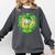 St Patrick Day Baseball Drip Ice Cream Baseball Home Plate Comfort Colors Sweatshirt Pepper