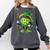St Patricks Day Baseball Leprechaun Rainbow Green Baseball Comfort Colors Sweatshirt Pepper