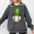 St Patricks Day Baseball Player Leprechaun Hat Men Boys Kids Comfort Colors Sweatshirt Pepper