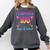 I Survived 100 Days Of School Baseball 100th Day Kids Girls Comfort Colors Sweatshirt Pepper