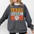 Texas Baseball Mom Design Baseball Player And Baseball Comfort Colors Sweatshirt Pepper