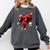 Valentines Day Baseball Heart Bat Sunglasses Men Boys Kids Comfort Colors Sweatshirt Pepper