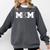Women Baseball Mom Comfort Colors Sweatshirt Pepper