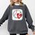 Womens Bleached Custom Baseball Mom Number 32 Heart For Mom Comfort Colors Sweatshirt Pepper Womens Bleached Custom Baseball Mom Number 32 Heart For Mom Comfort Colors Sweatshirt Pepper