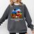 Women's Father Son Baseball Father's Day Comfort Colors Sweatshirt Pepper
