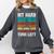 Women's Retro Hit Hard Run Fast Turn Left Baseball Lover Comfort Colors Sweatshirt Pepper