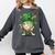 Women's St Patricks Day Baseball Leprechaun Shamrock Player Boys Kid Comfort Colors Sweatshirt Pepper Women's St Patricks Day Baseball Leprechaun Shamrock Player Boys Kid Comfort Colors Sweatshirt Pepper