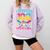 100 Days Of School Baseball Drip 100 Days Boy Girl Kids Comfort Colors Sweatshirt Crimson