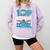 100 Days Of School Baseball Ice Cream Drip Student Kids Boys Comfort Colors Sweatshirt Crimson
