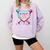 100 Days Of School Boy Kids Baseball Ice Cream Drip Teacher Comfort Colors Sweatshirt Crimson