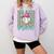 100 Days Of School Drip Baseball 100th Day Baseball School Comfort Colors Sweatshirt Crimson