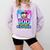 100 Drippy Days Of School Baseball Ice Cream 100th Day Boys Comfort Colors Sweatshirt Crimson