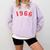 60 Year Old 1966 Classic Baseball 60th Birthday Comfort Colors Sweatshirt Crimson 60 Year Old 1966 Classic Baseball 60th Birthday Comfort Colors Sweatshirt Crimson
