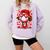 67 Baseball Drip Valentine's Day Comfort Colors Sweatshirt Crimson