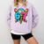 67 Baseball Ice Cream Drip Player Comfort Colors Sweatshirt Crimson
