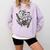 67 Baseball Six Seven Baseball 6 7 Kids Boys Girls Premium Tri-Blend Comfort Colors Sweatshirt Crimson