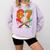 67 Ice Cream Drip Baseball Number 67 Player 67th Birthday Comfort Colors Sweatshirt Crimson