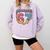 67 Ice Cream Drip Meme Baseball Comfort Colors Sweatshirt Crimson