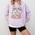 67 Meme Kawaii Cats Baseball Ice Cream Drip 6 7 Kids Comfort Colors Sweatshirt Crimson