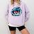 67 Meme Slang Baseball Glove Drip Ice Cream Six Seven 6 7 Comfort Colors Sweatshirt Crimson