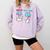 6th Birthday Now I'm 6 Next Year I'Ll Be 7 Baseball Drip 67 Comfort Colors Sweatshirt Crimson