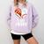 Ball Mom Heart Soccer Basketball Baseball Football Mom Comfort Colors Sweatshirt Crimson