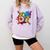 Banana Baseball 67 Ice Cream Drip Meme Comfort Colors Sweatshirt Crimson