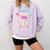 Baseball 7 Year Old Ice Cream Drip 7th Birthday Boys Player Comfort Colors Sweatshirt Crimson