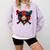 Baseball 8 Year Old Splash Drip 8th Birthday Boy Number 8 Comfort Colors Sweatshirt Crimson