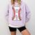 Baseball Alphabet Monogram Initial Letter R Comfort Colors Sweatshirt Crimson
