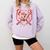 Baseball Candy Cane Drip 6 7 Six Seven Meme Christmas Boys Comfort Colors Sweatshirt Crimson