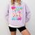 Baseball Drip Bruh It's My 13th Birthday Boy Ice Cream Drip Comfort Colors Sweatshirt Crimson