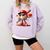 Baseball Drip Ice Cream Apparel Youth Boy Valentine Comfort Colors Sweatshirt Crimson