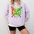 Baseball Drip Ice Cream St Patricks Day Shamrock Comfort Colors Sweatshirt Crimson