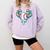 Baseball Drip Ice Cream Strong Character Comfort Colors Sweatshirt Crimson Baseball Drip Ice Cream Strong Character Comfort Colors Sweatshirt Crimson